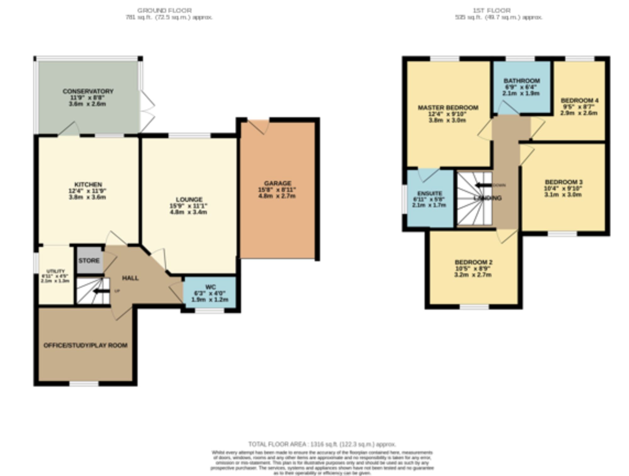 13 Pant Llygodfa, Caerphilly floorplan