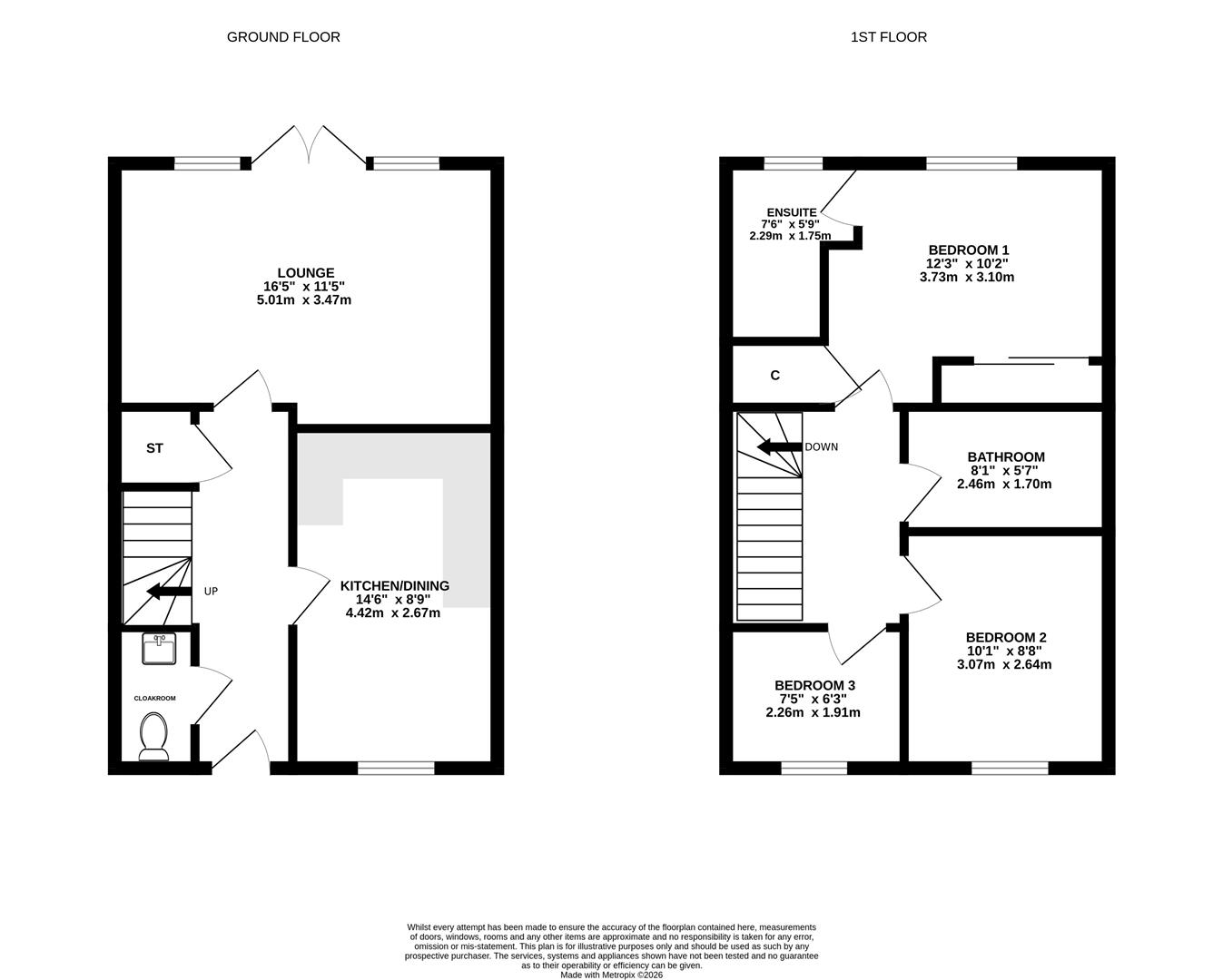 61, Wansford Grove, Hull floorplan
