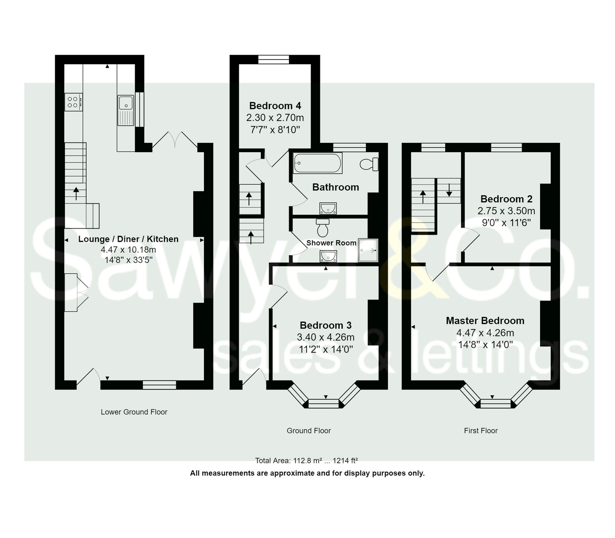 75 Rose Hill Terrace, Brighton floorplan