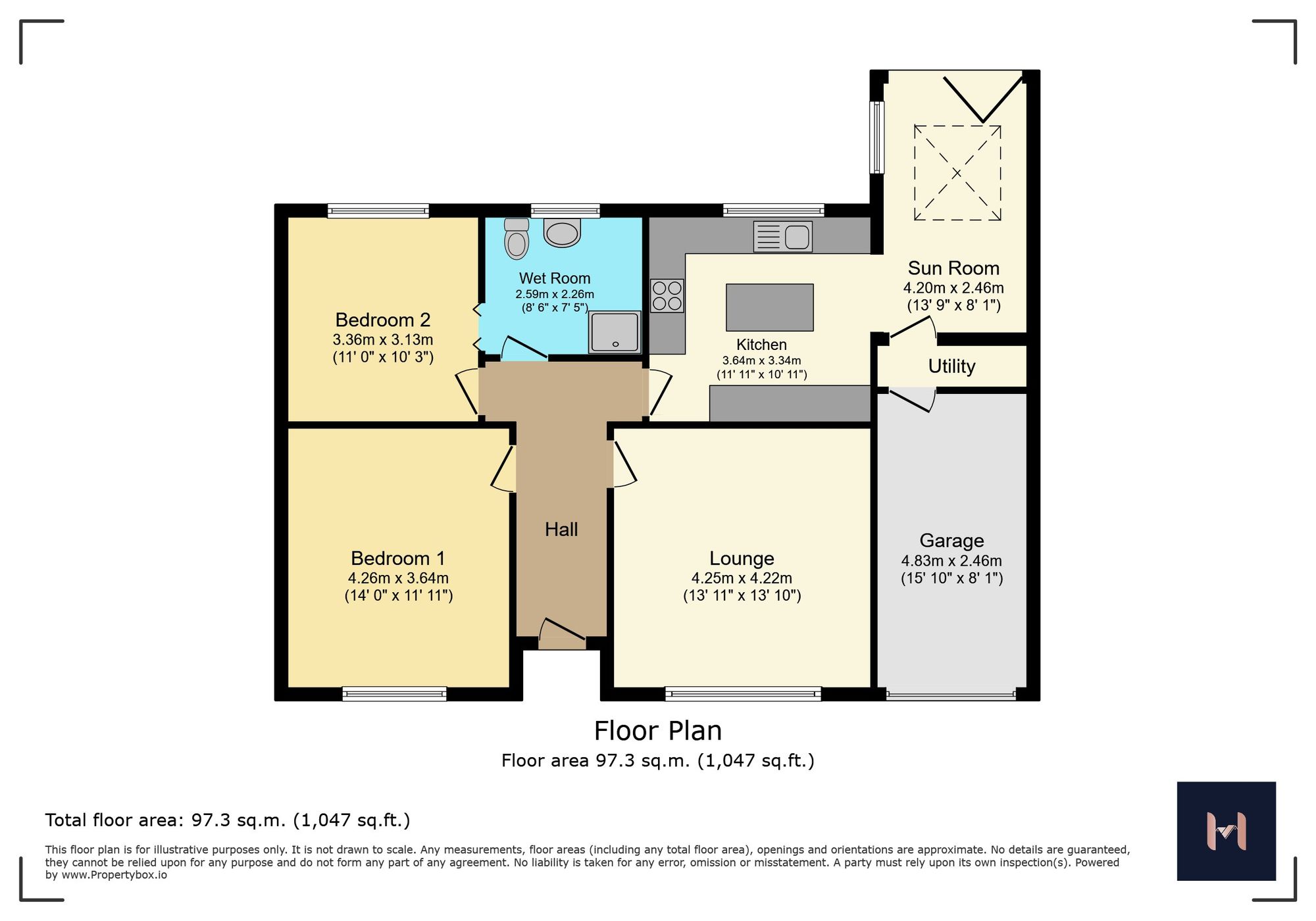 52 Triumph Road, Leicester floorplan