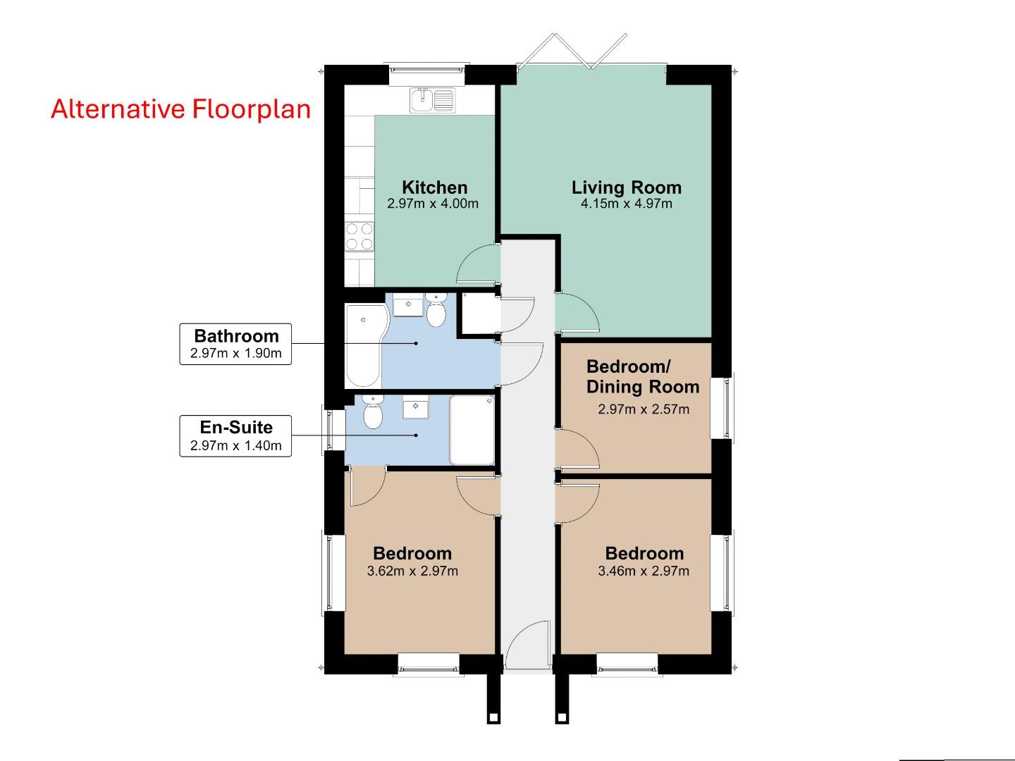 18, Kestrel Field, Driffield floorplan