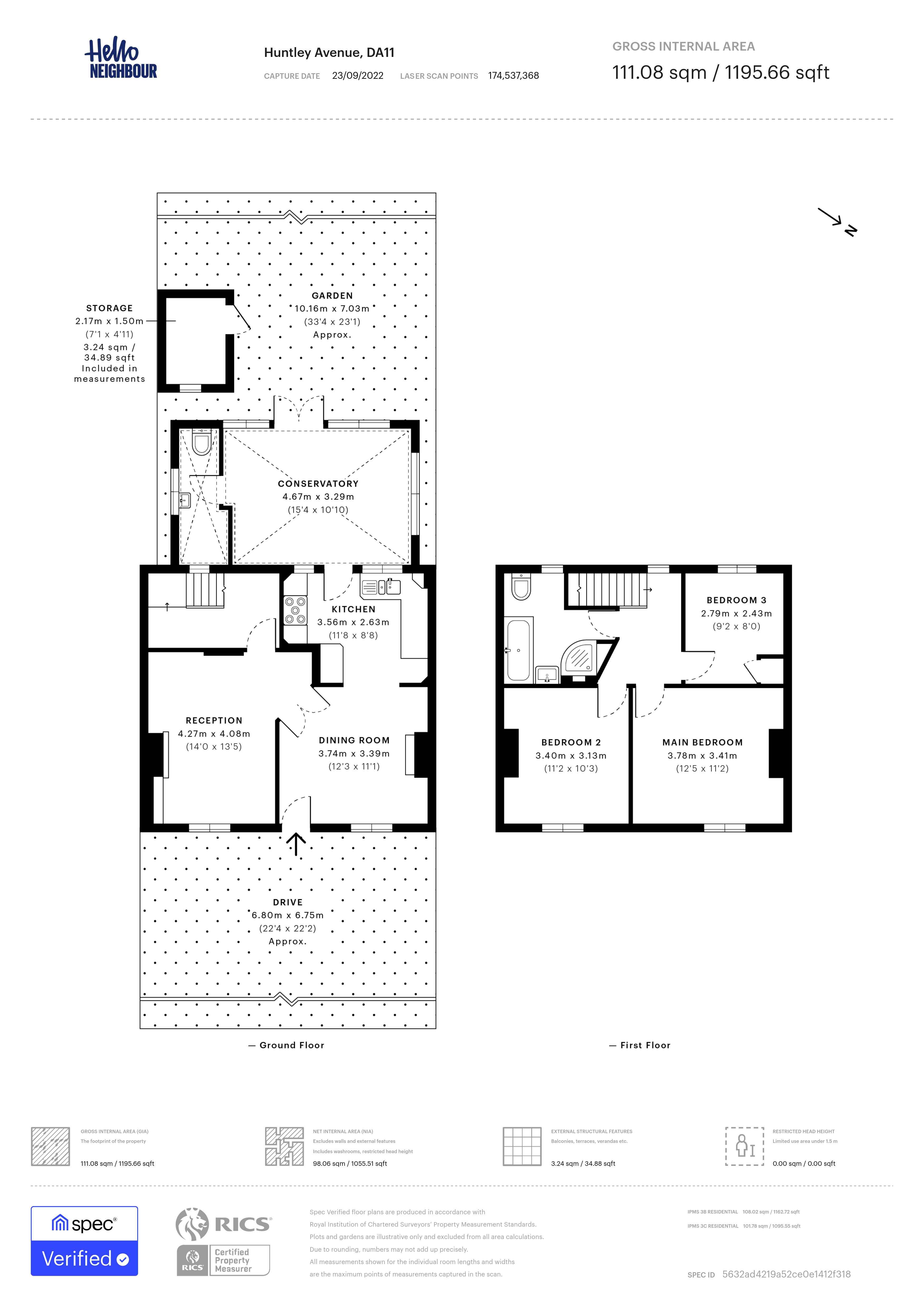 Huntley Avenue, Northfleet DA11, 3 bedroom terraced house to rent 62715599 PrimeLocation