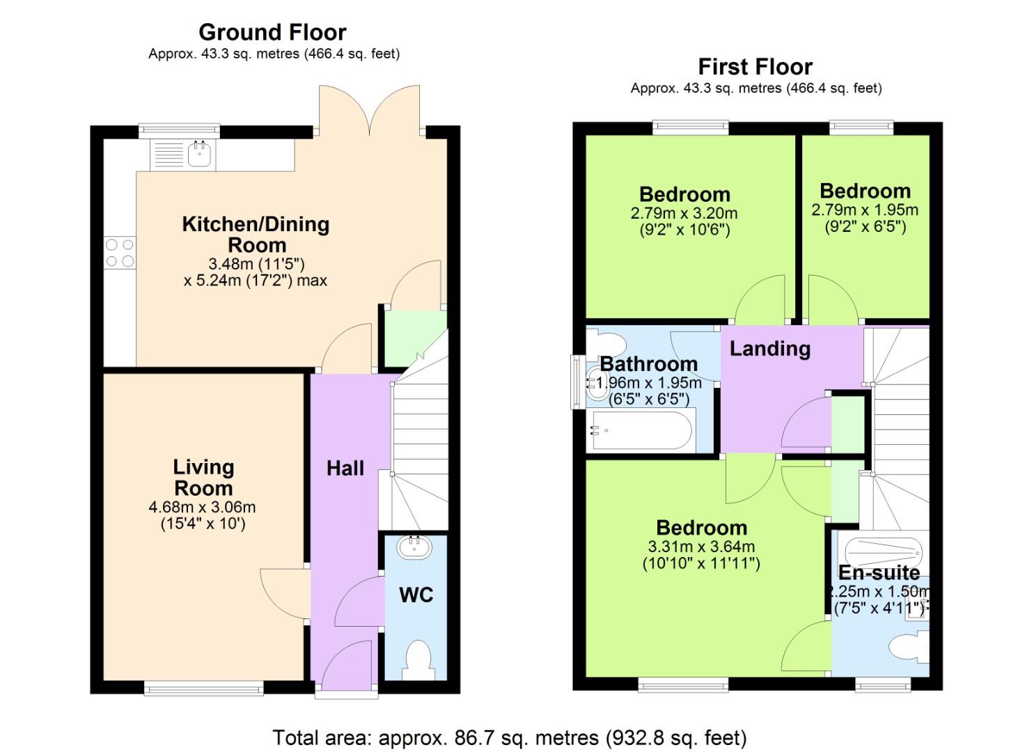 5, Orme Grove, Nottingham floorplan