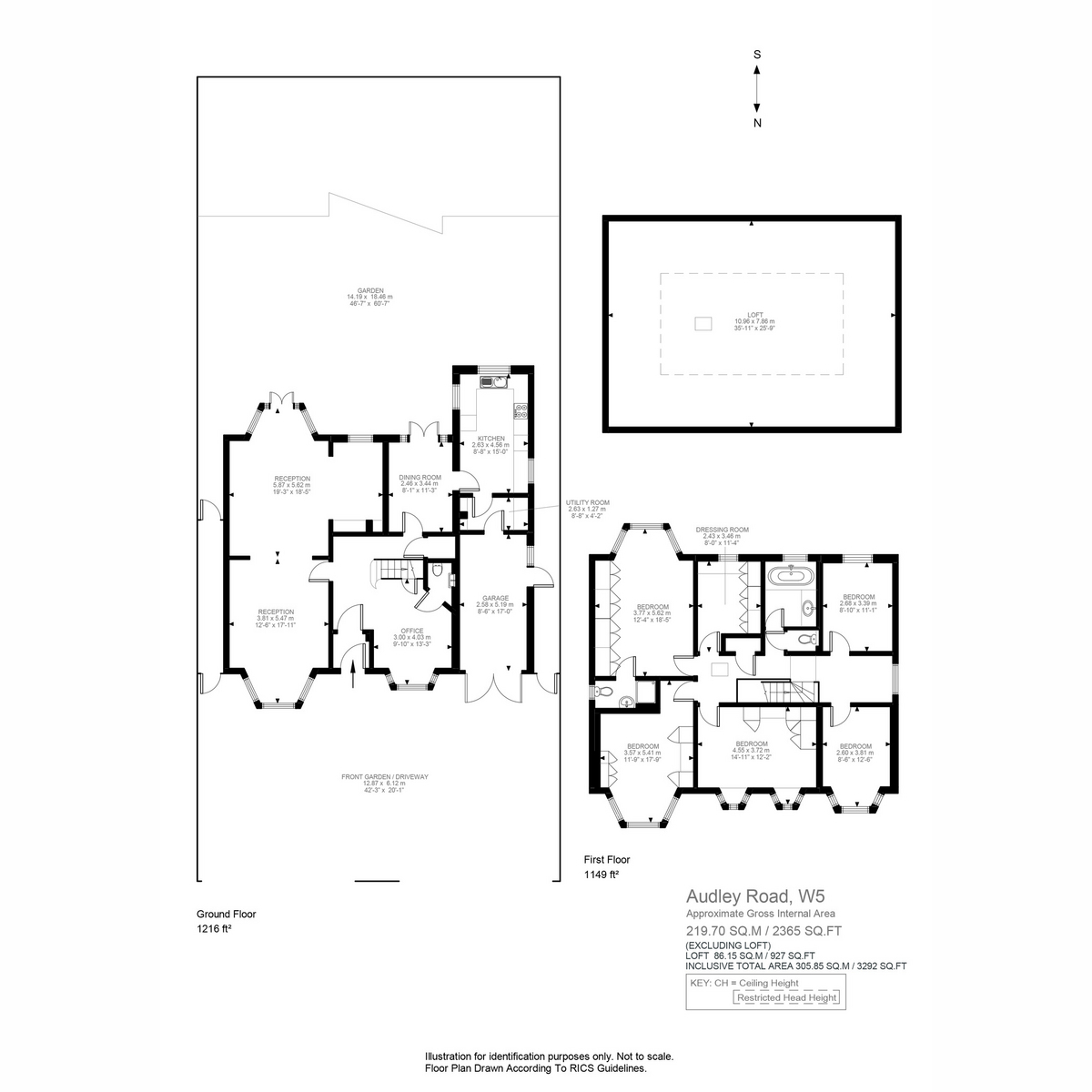 Audley Road, London floorplan