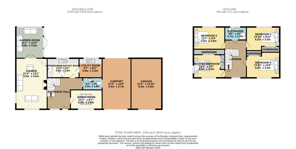 2 Manor Farm, Norwich floorplan