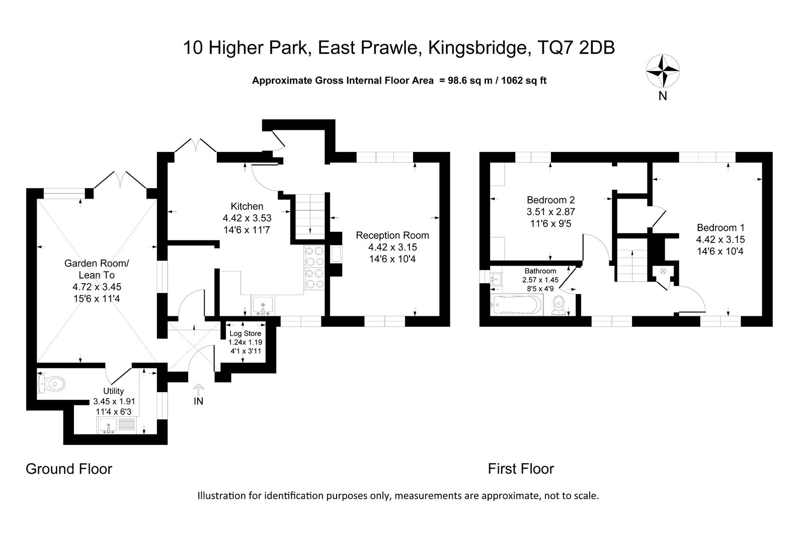10, Higher Park, Kingsbridge floorplan
