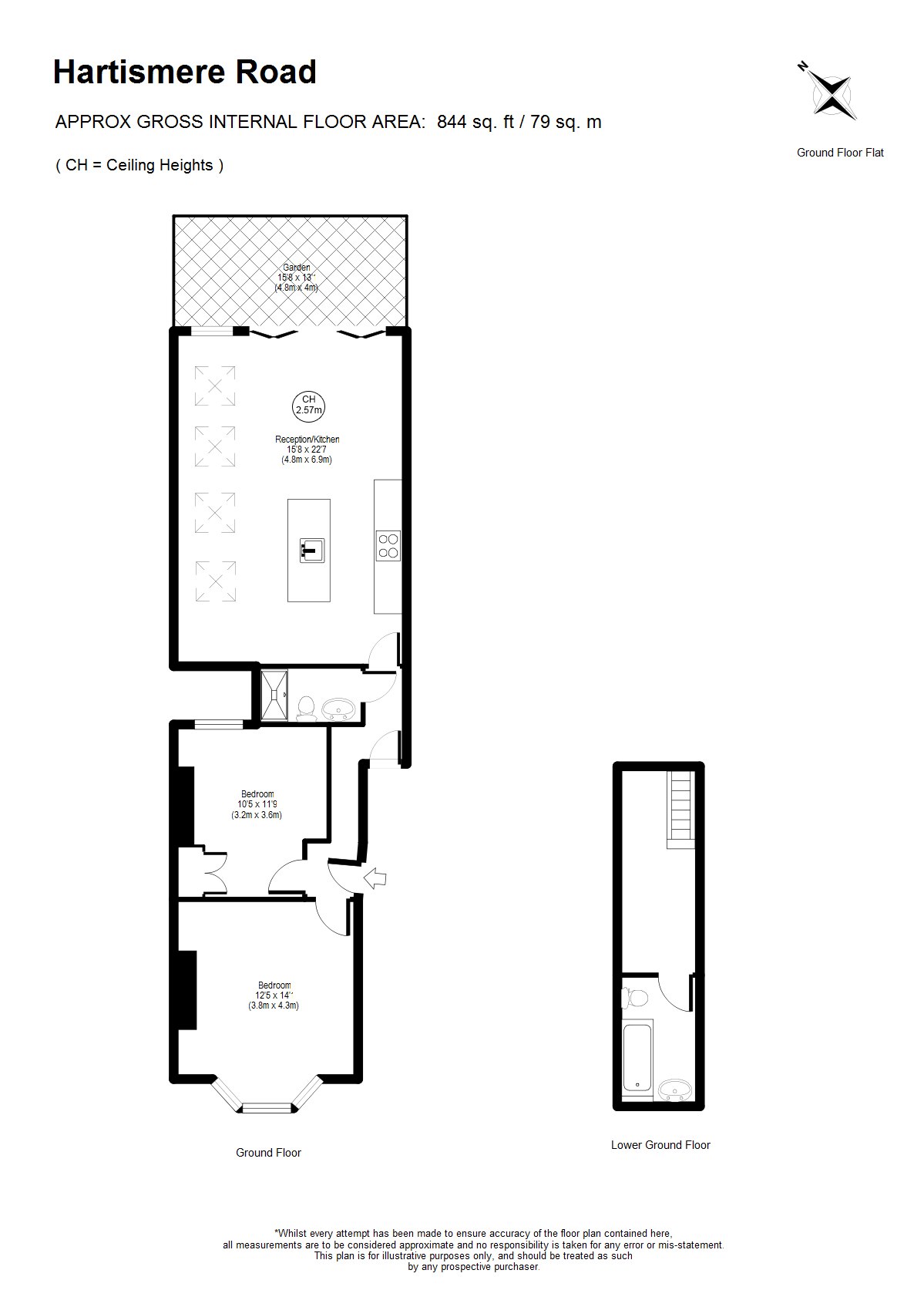 2 Bedrooms Flat to rent in 19 Hartismere Road, Fulham SW6