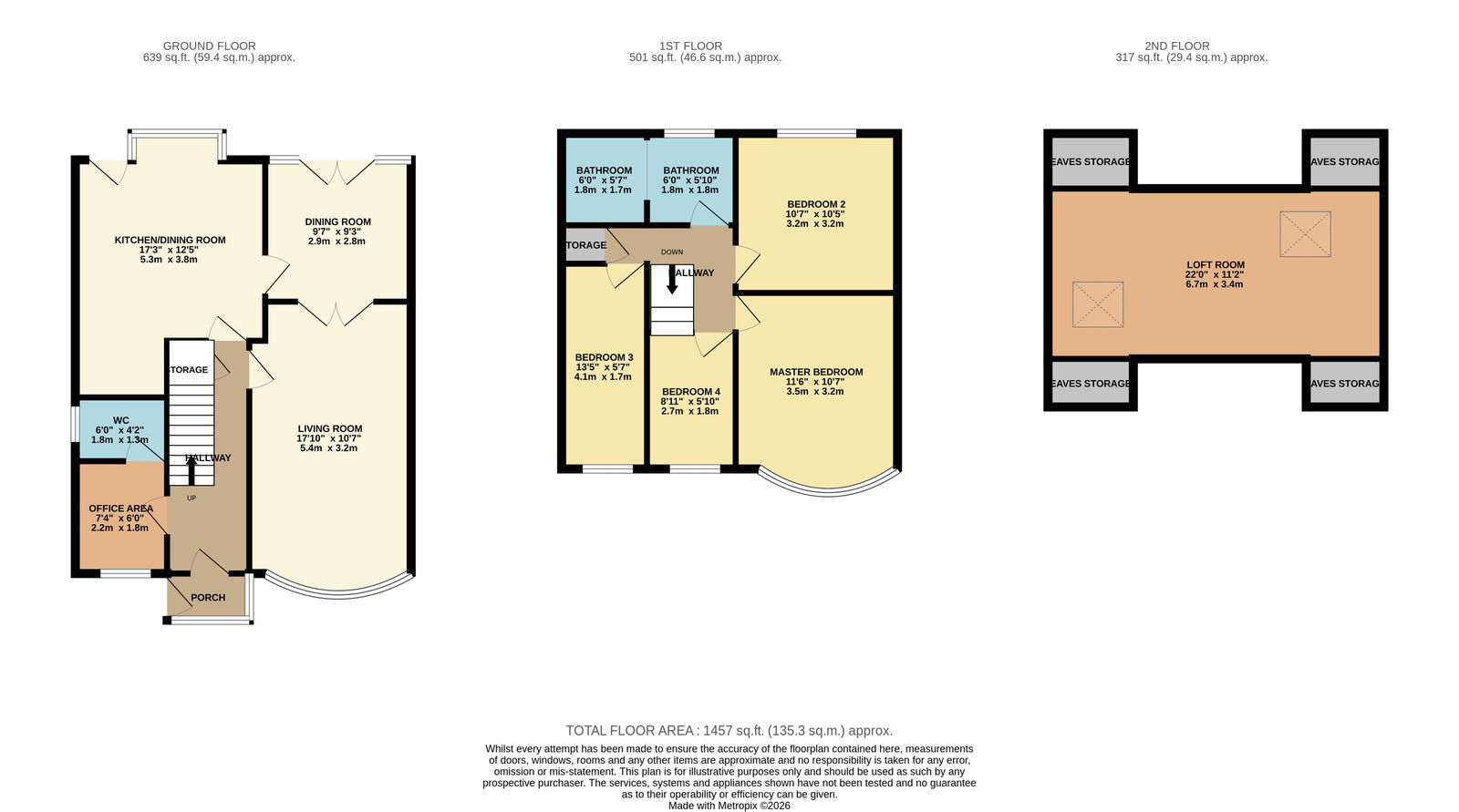 15, The Crescent, Stockport floorplan