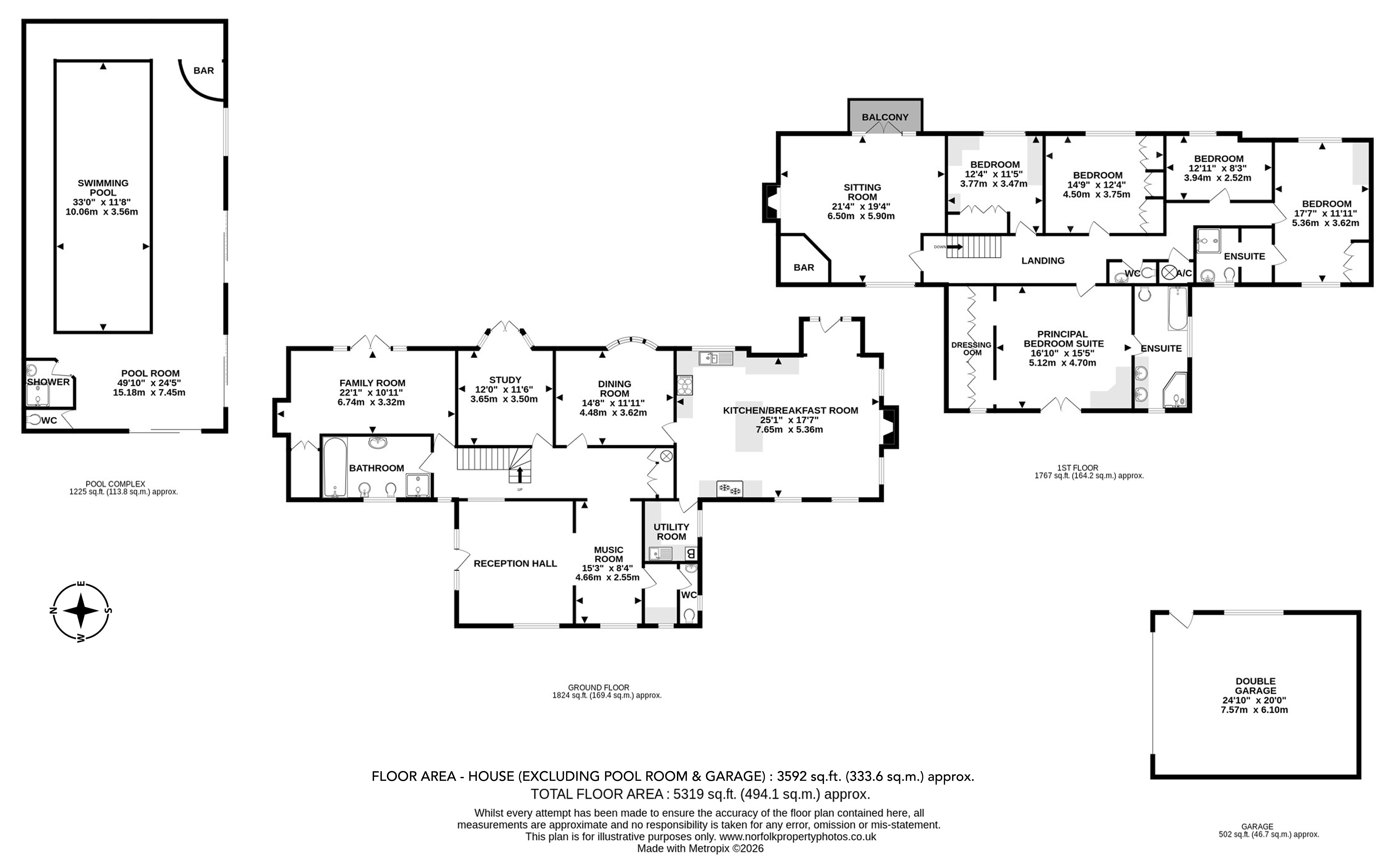 The Cottage, Shack Lane, Blofield floorplan
