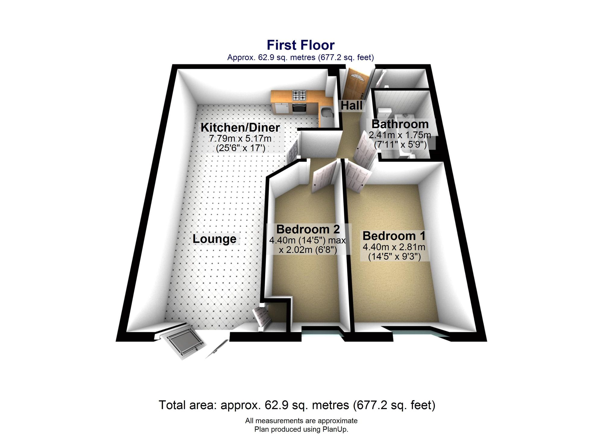 Apt 6 Shirebrook Court, Albert Road, Sheffield floorplan