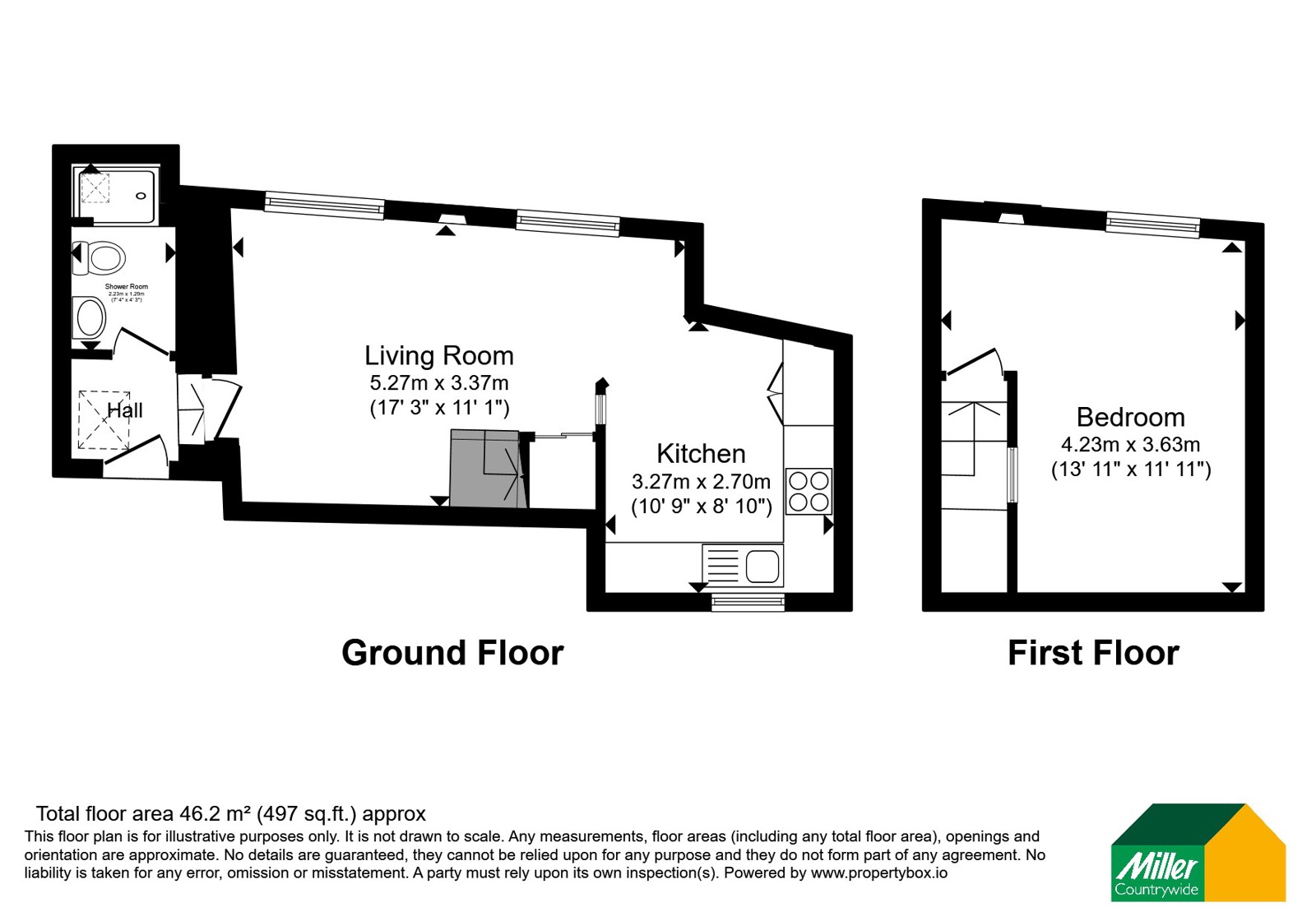 1, Carnglaze Place, Cornwall floorplan