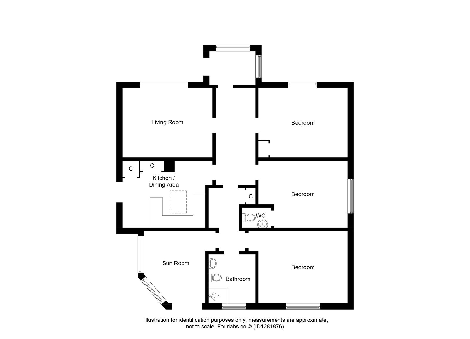 12, Borlum Road, Inverness floorplan