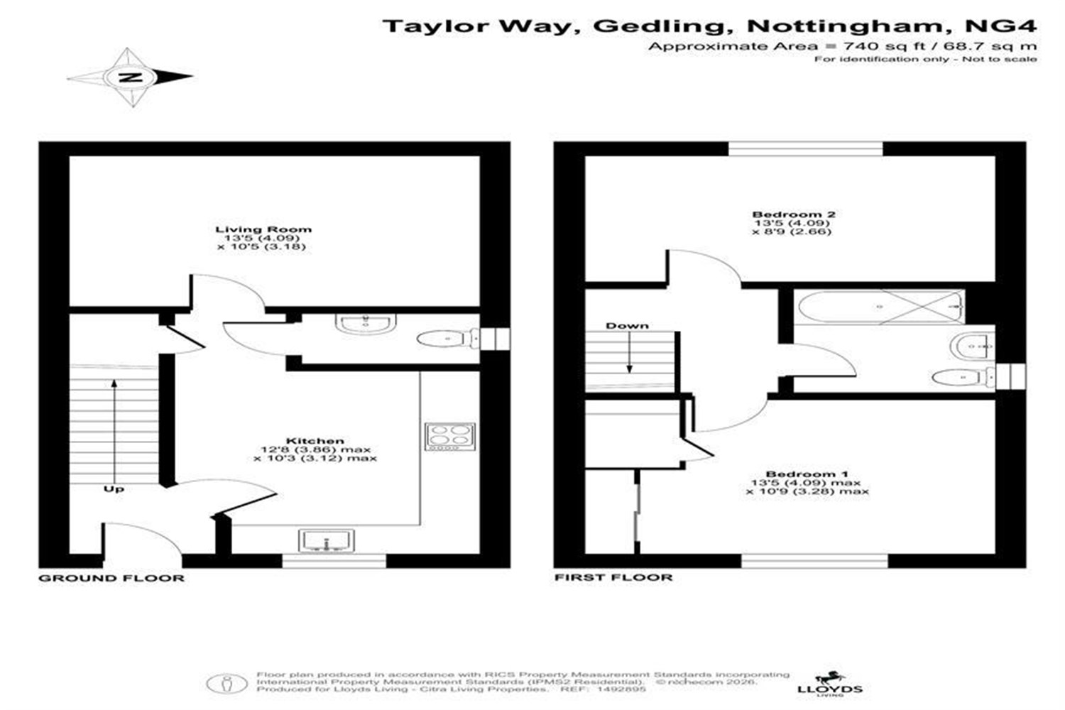 20, Taylor Way, Gedling, Nottingham floorplan