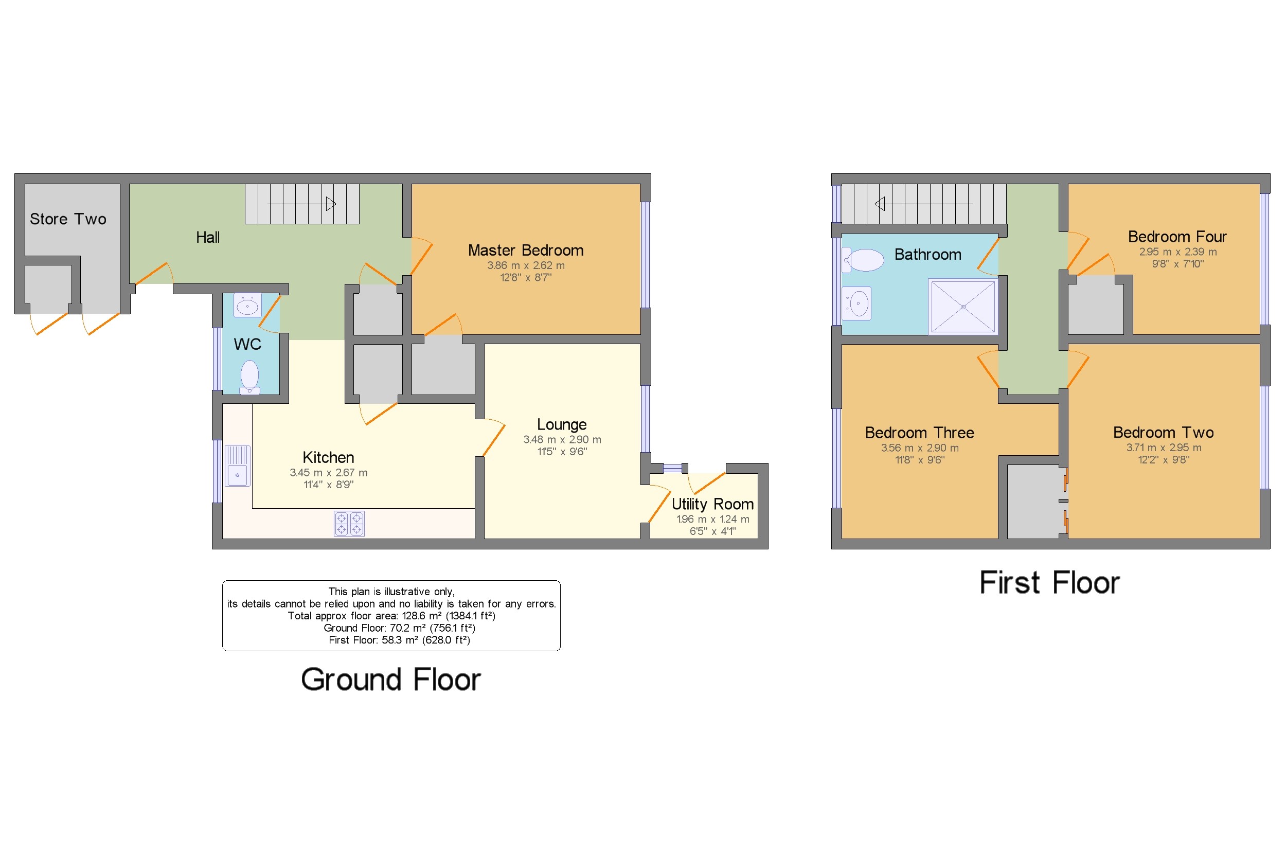 Room 2, Canterbury floorplan