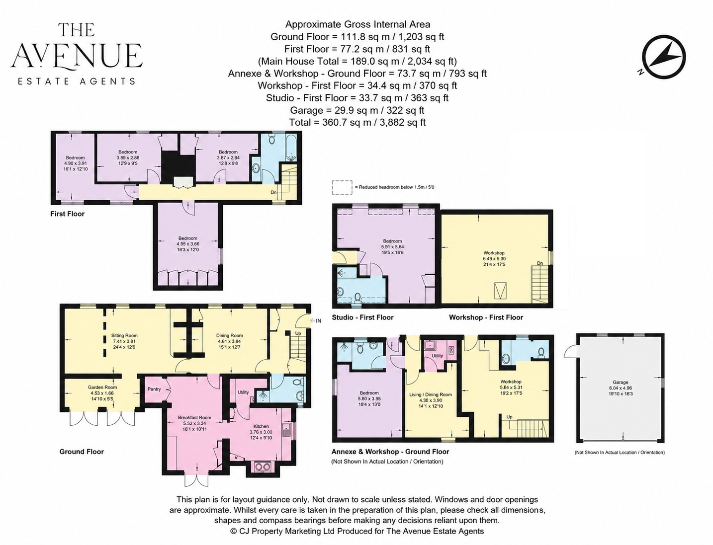 Whispering Cottages, 3 & 4 Nuneham Courtenay, Oxfordshire floorplan