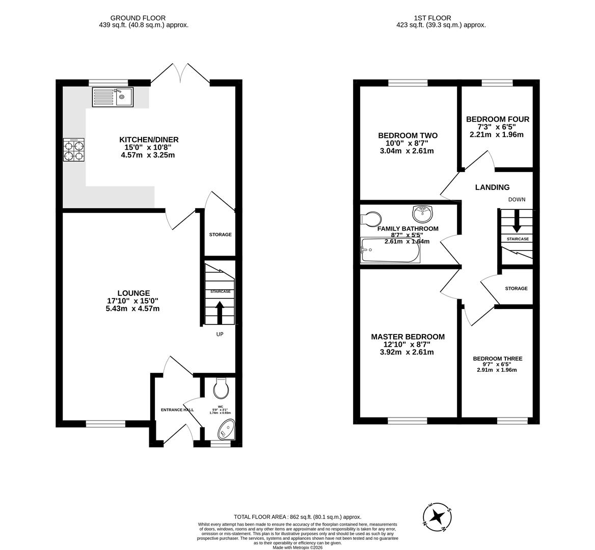 25, Triumph Avenue, Chorley floorplan