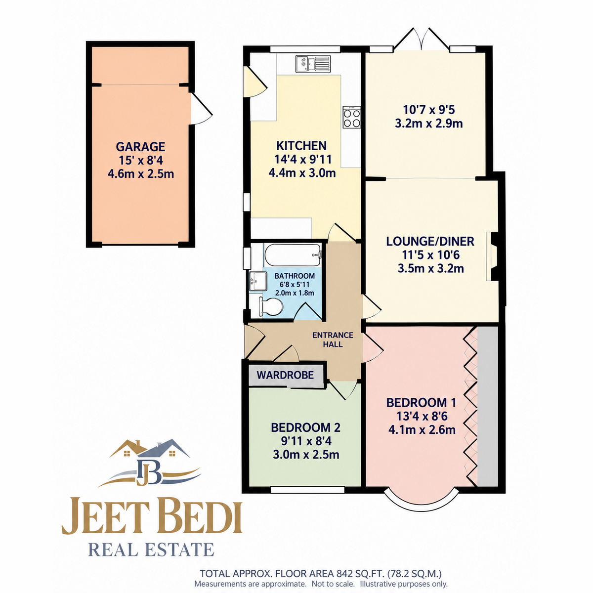 Montrose Close, Ashford floorplan
