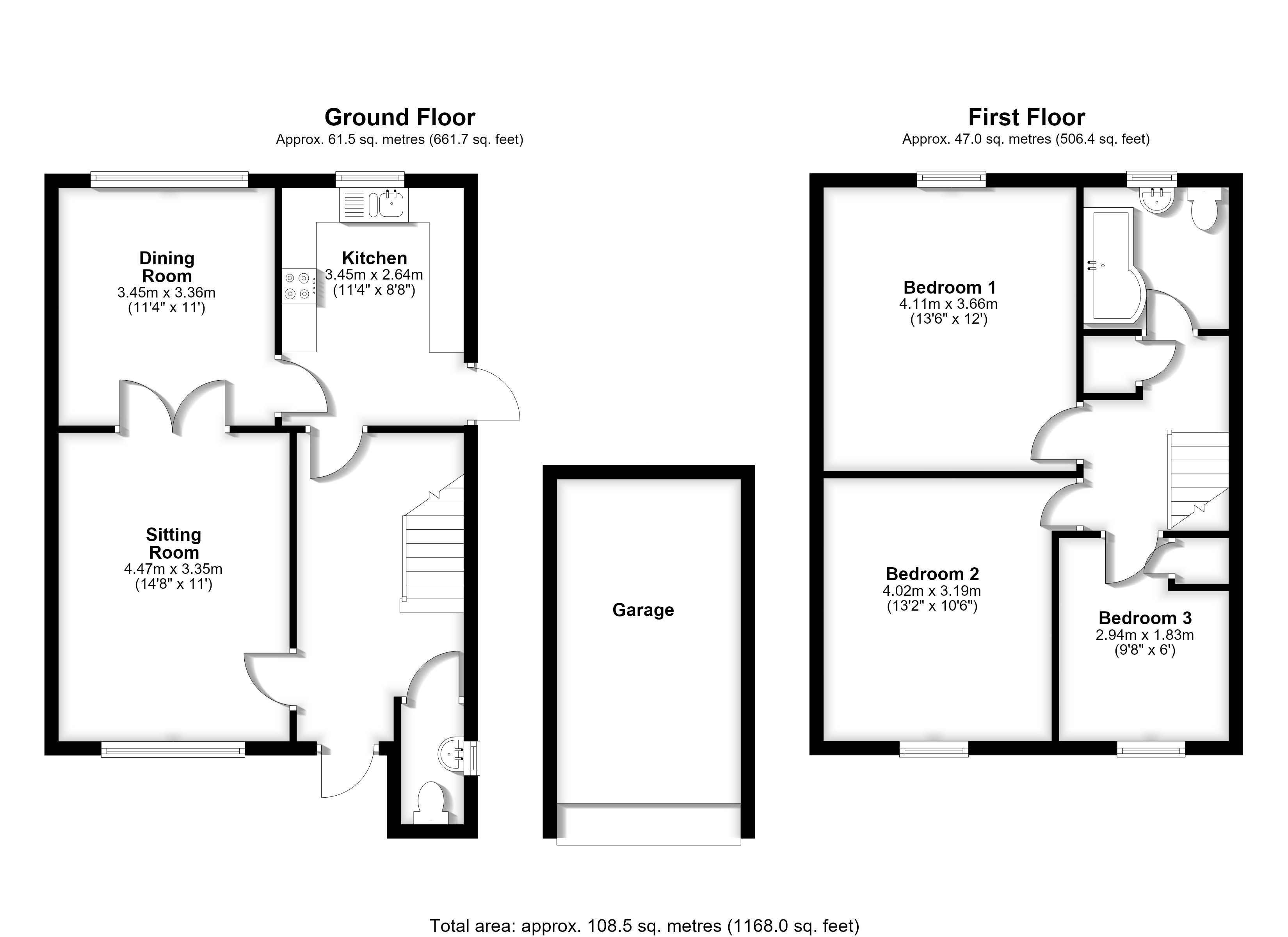 11, Newton Drive, Hertfordshire floorplan