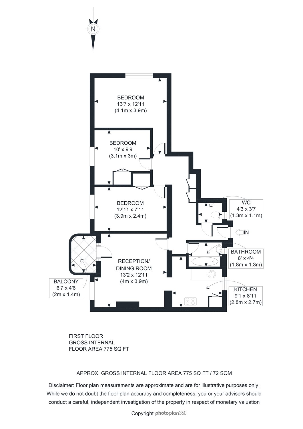 3 Bedrooms Flat for sale in Hornbeam House, Maitland Park Villas, London NW3