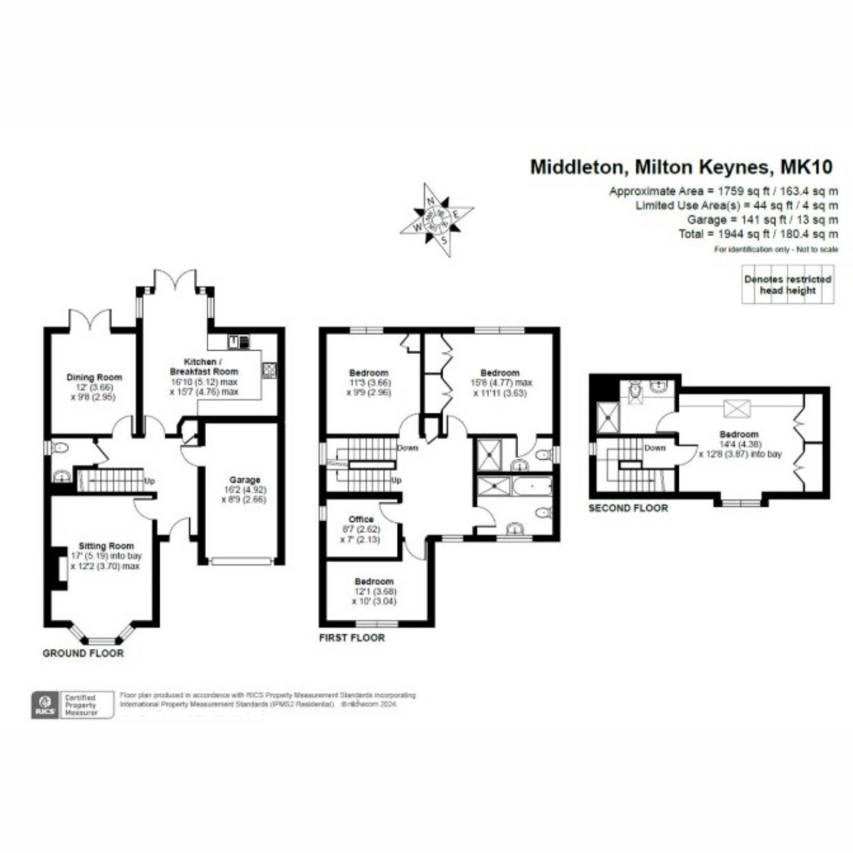 19, Clare Croft, Middleton floorplan