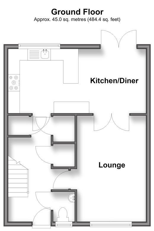 Anson Close Walderslade, Chatham floorplan