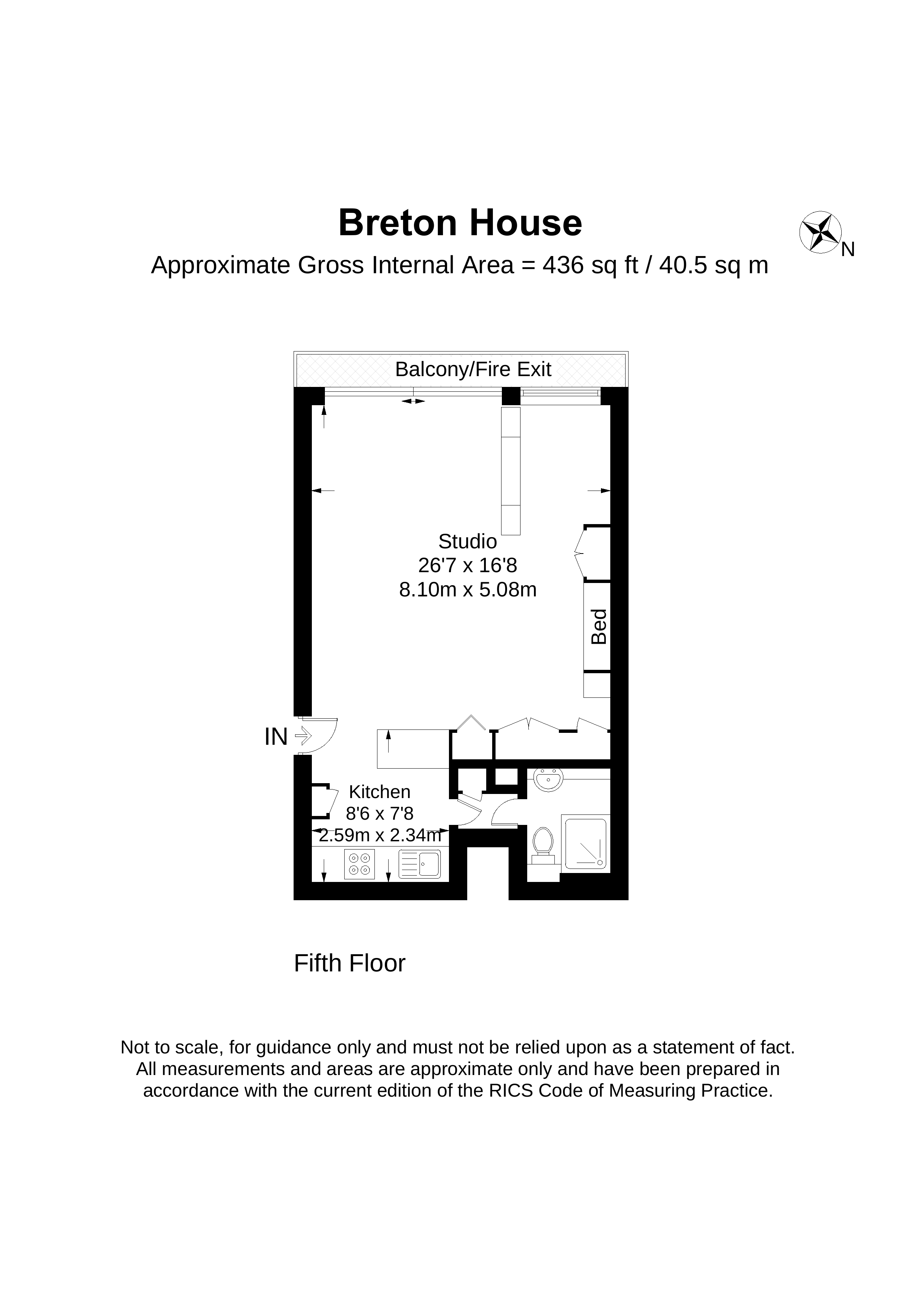 0 Bedrooms Studio for sale in Breton House, Barbican, London EC2Y