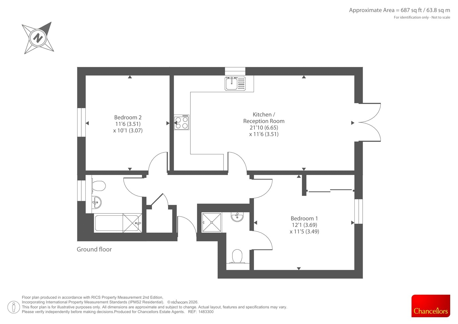 11, Cameo Court, Aylesbury floorplan