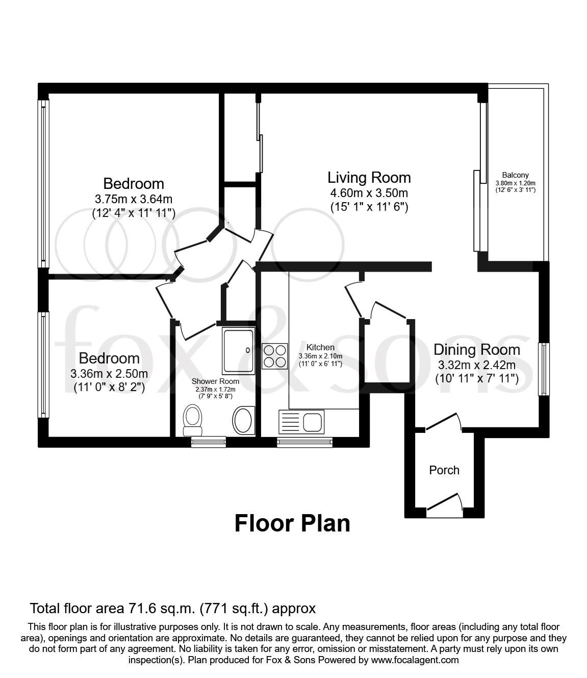 Marine Drive, Rottingdean, Brighton BN2, 2 bedroom flat for sale