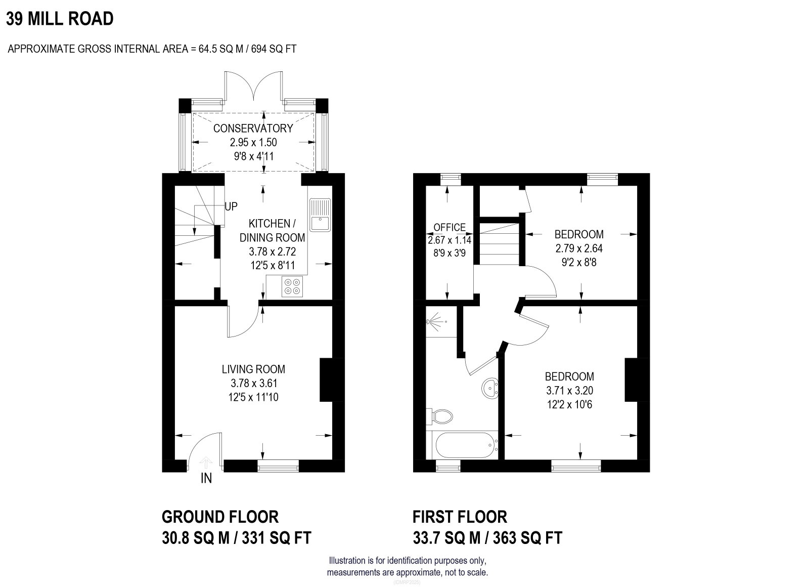 Mill Road, Sheffield floorplan