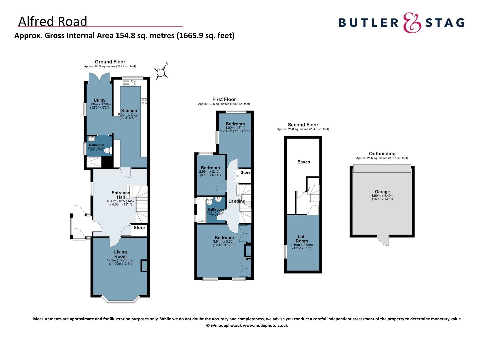65 Alfred Road, Buckhurst Hill floorplan
