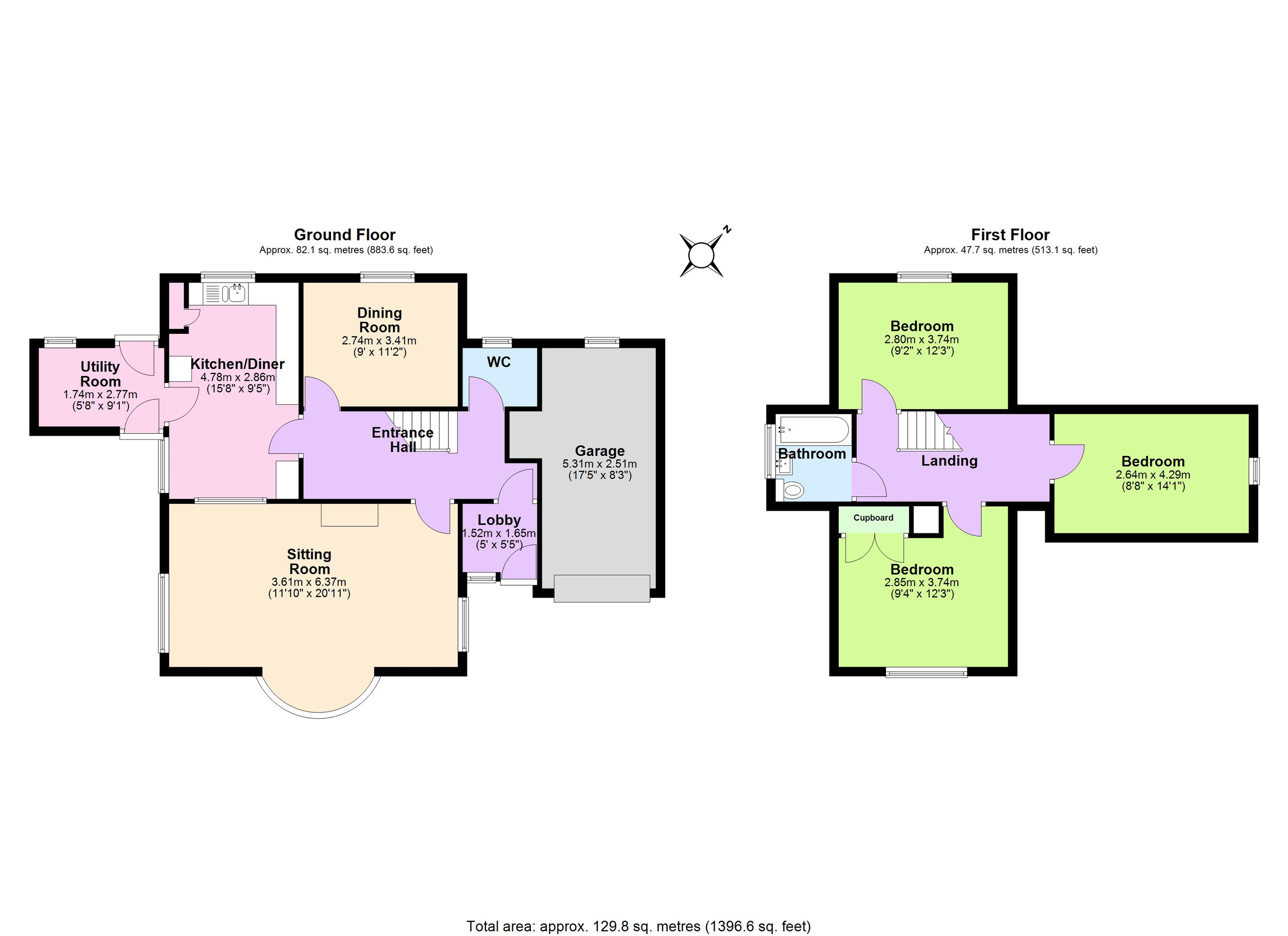 25 Saxham Street, Stowmarket floorplan
