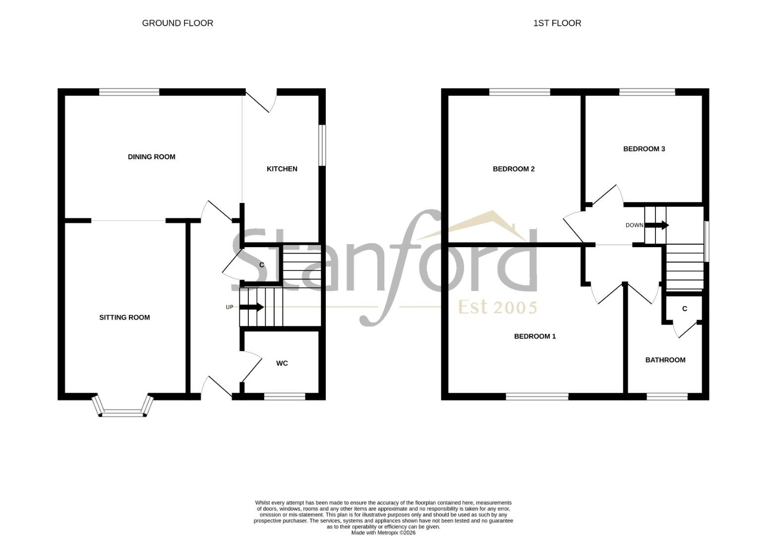 1, Brookside Way, Southampton floorplan