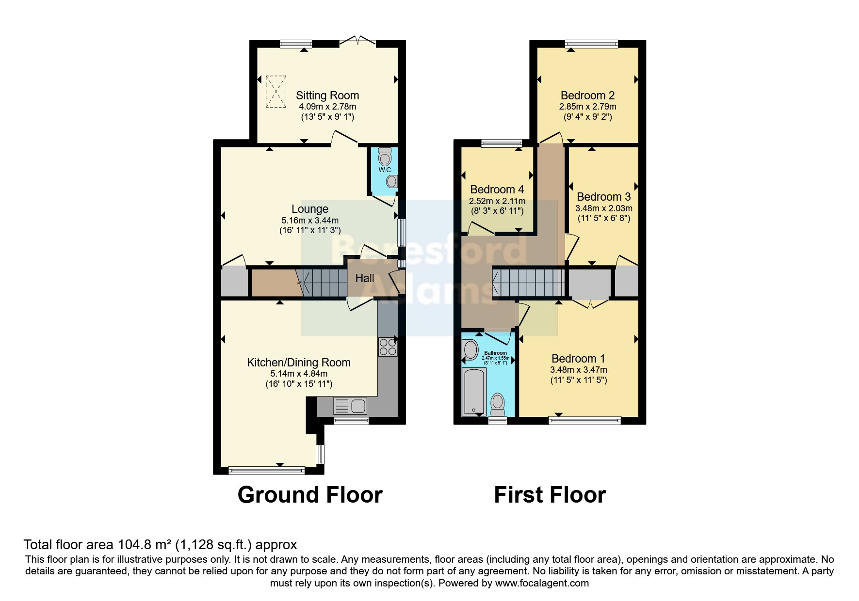 12, Brynmor Avenue, Denbighshire floorplan