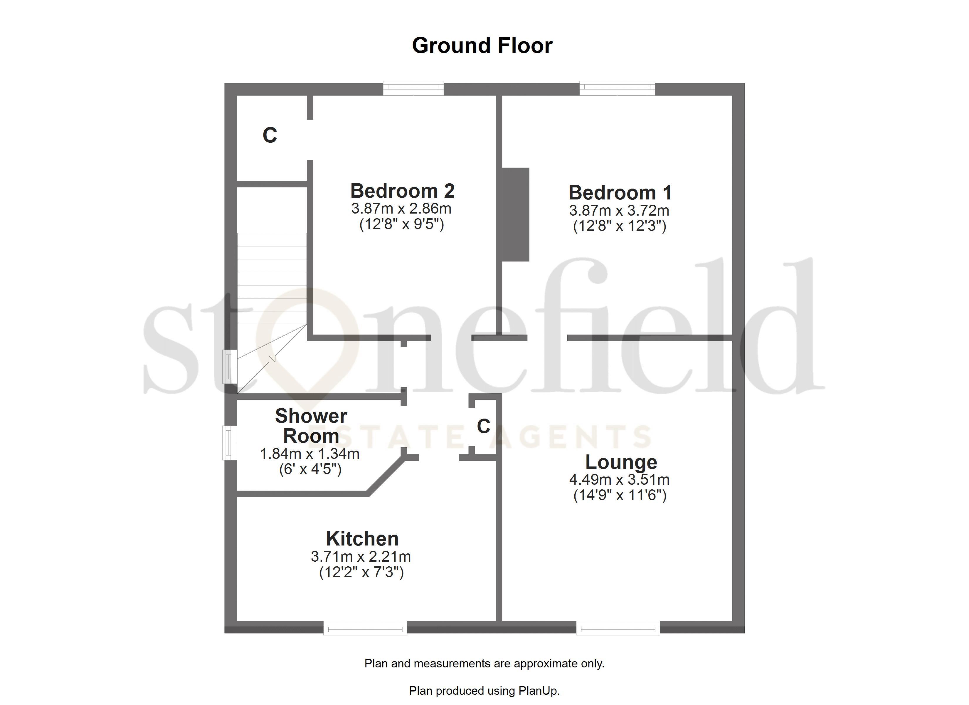 21, Park Crescent, Dalmellington floorplan