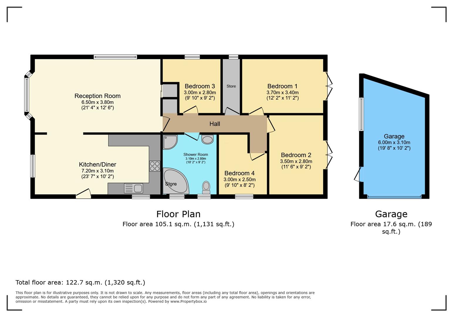 8, St. Brannocks Close, Barry floorplan
