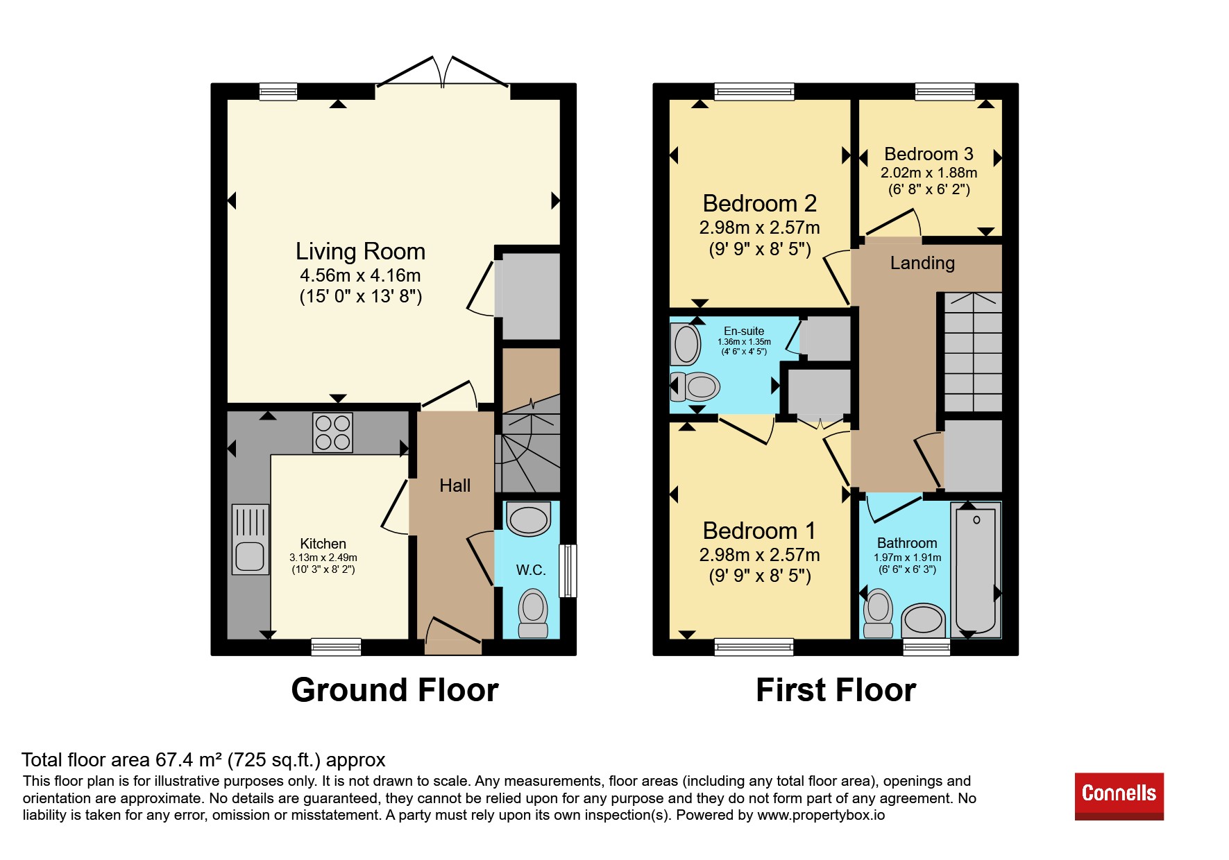 57, Burge Crescent, Taunton floorplan