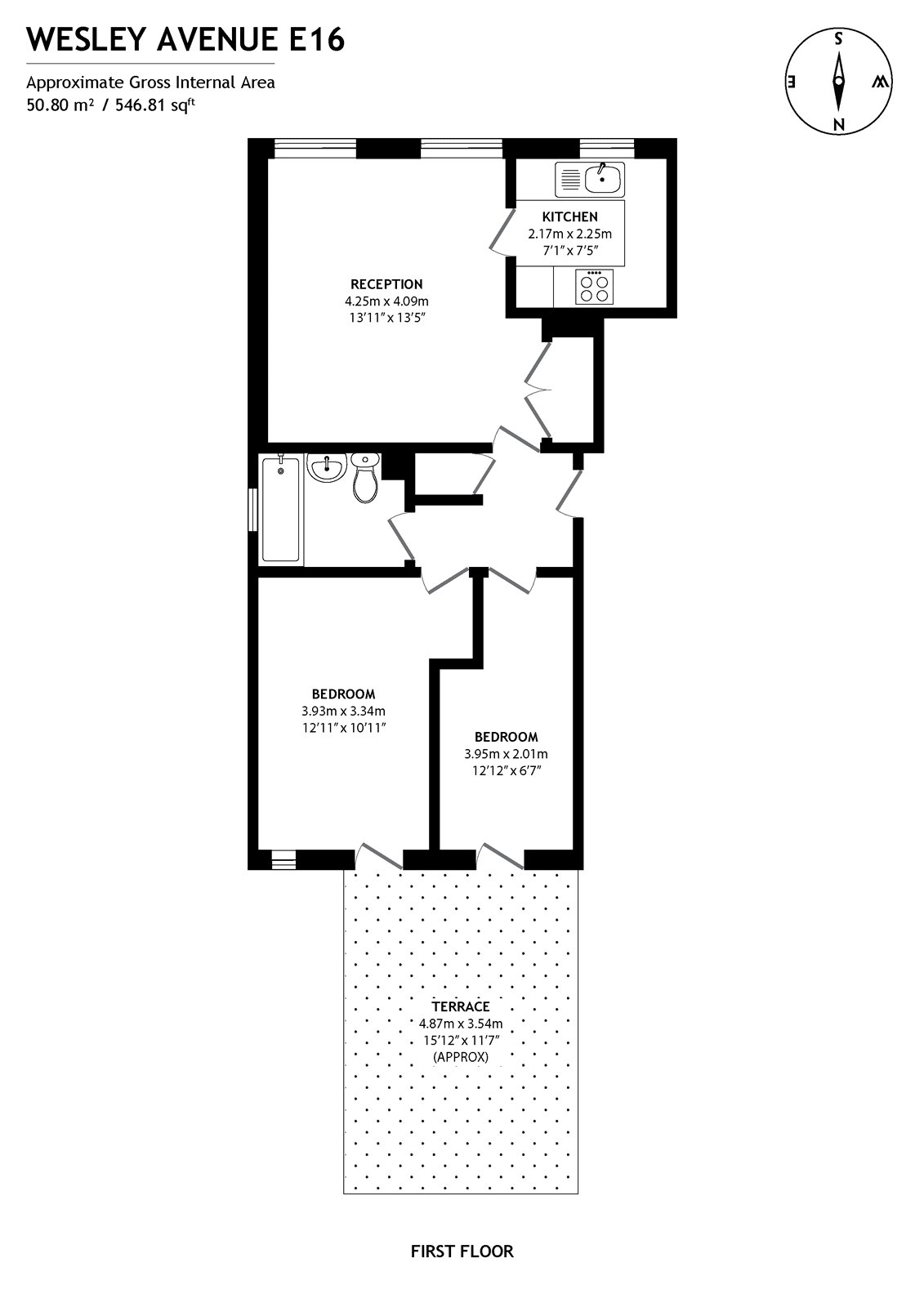 Flat 7,, Victoria Hall, London floorplan