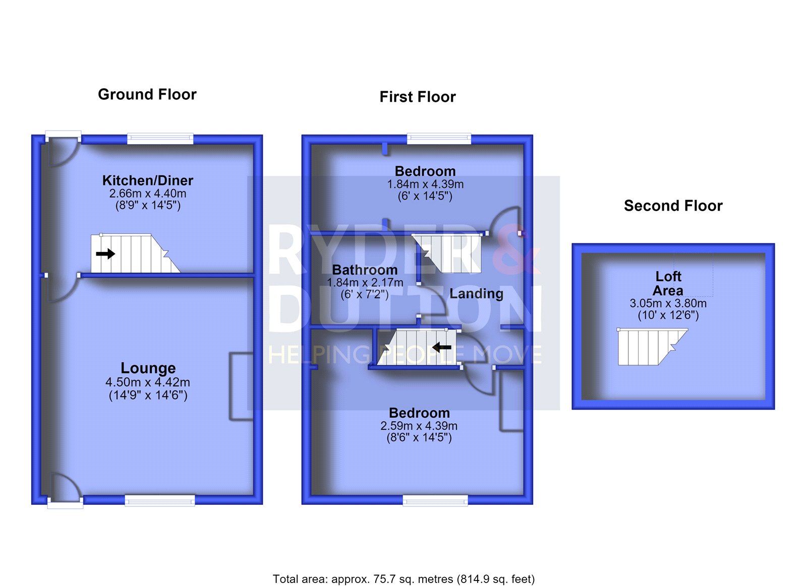41, New Earth Street, Mossley floorplan