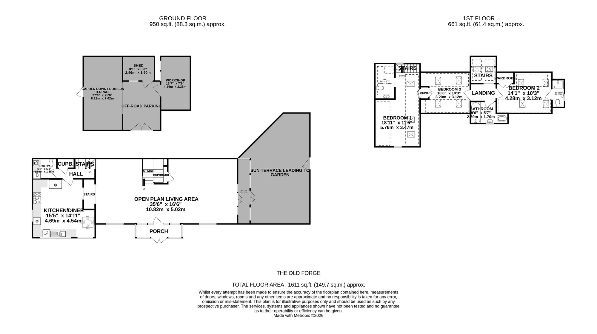 The Old Forge Udimore Road, Rye floorplan