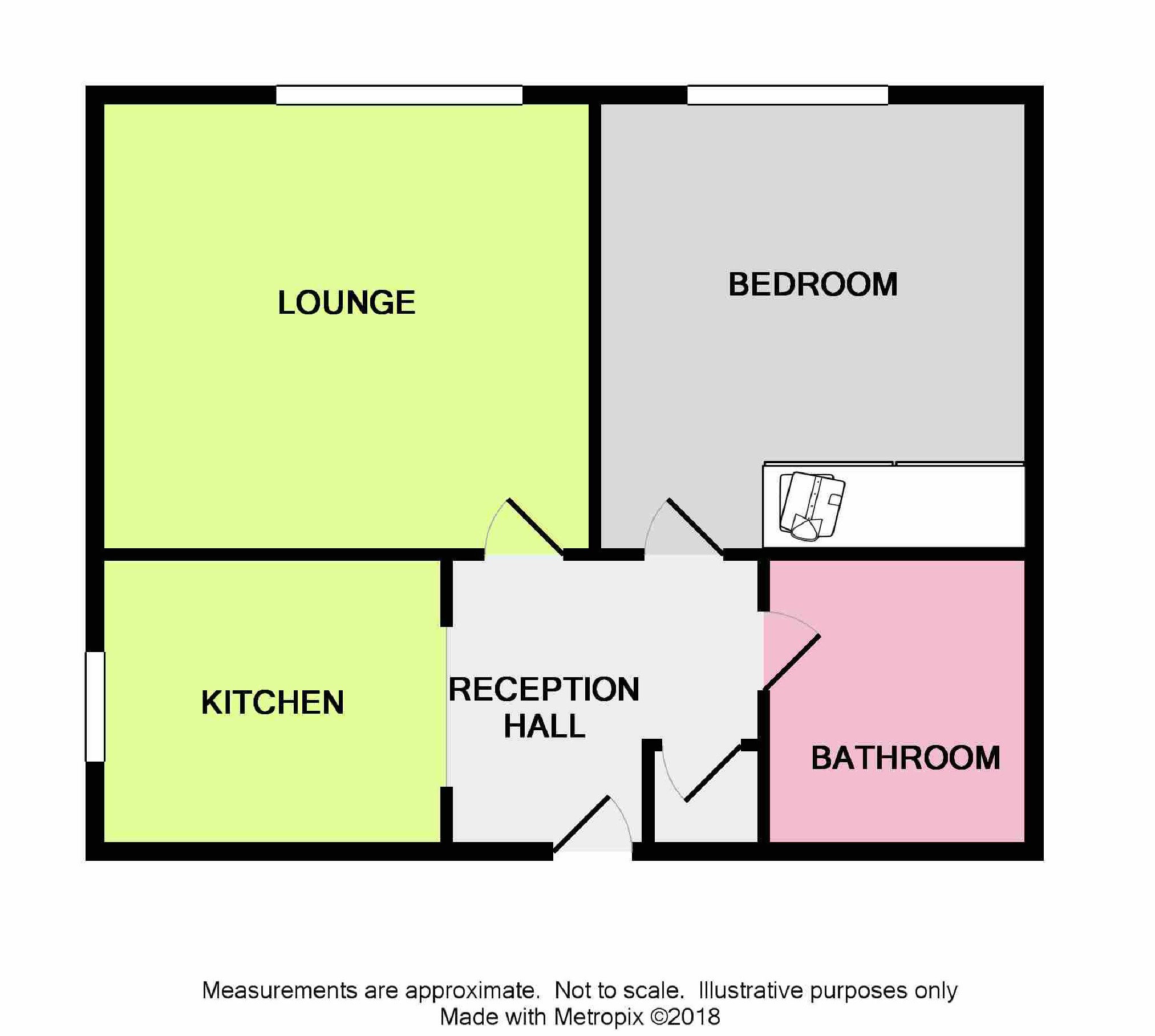 1 Bedrooms Flat for sale in Carlyle House, Bridge Road, Worthing, West Sussex BN14