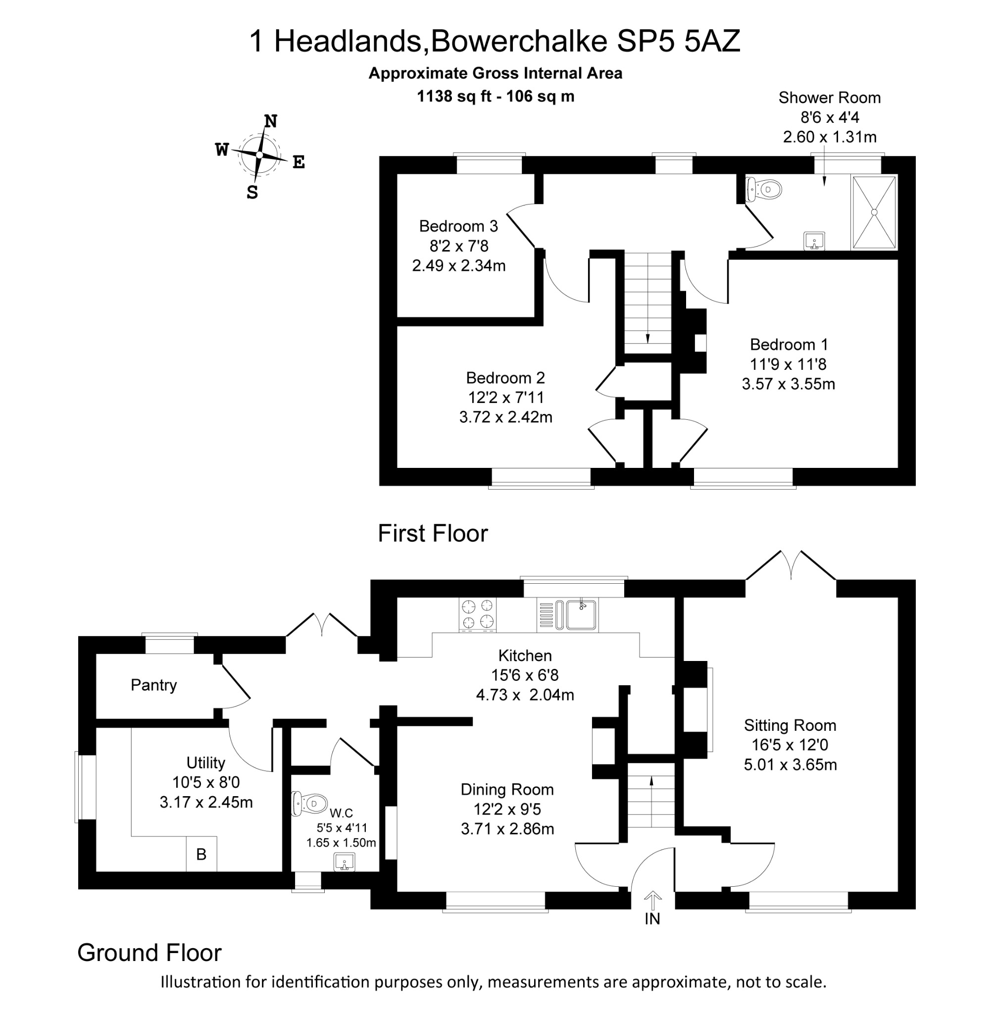 1 Headlands, Church Street, Salisbury floorplan
