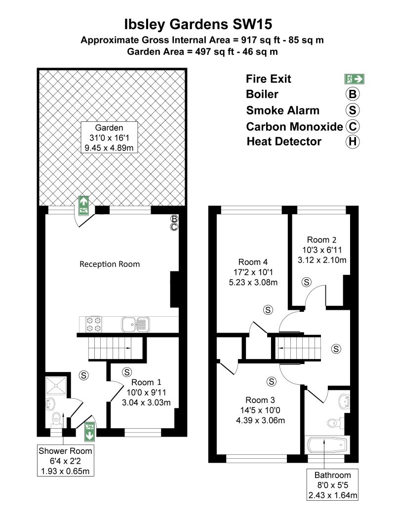 Ibsley Gardens, London floorplan