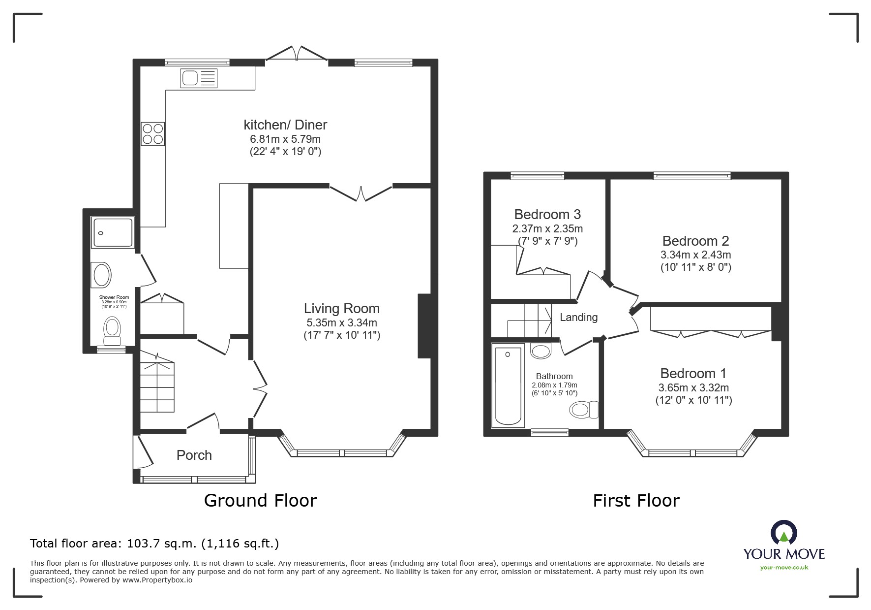 2, Lawnswood Drive, Manchester floorplan