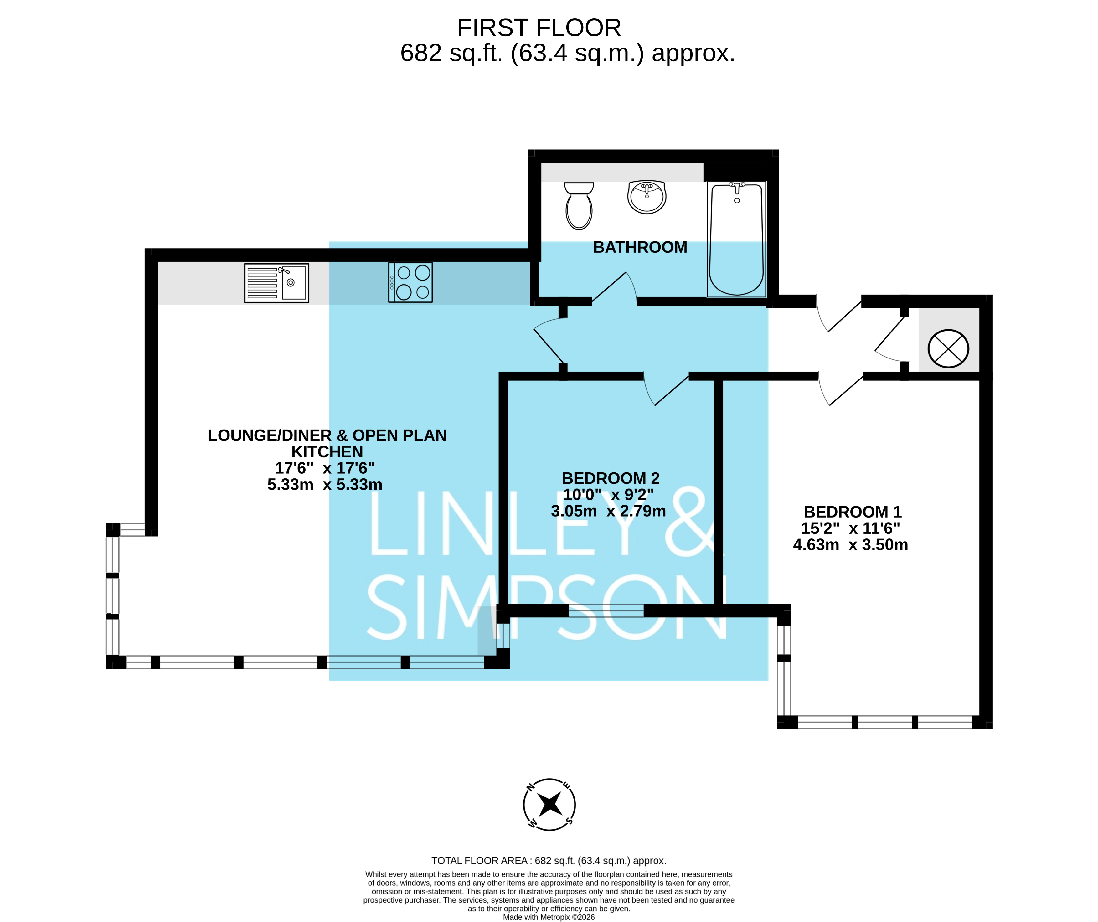 Apartment 8, Block B,, Aviator Court, York floorplan