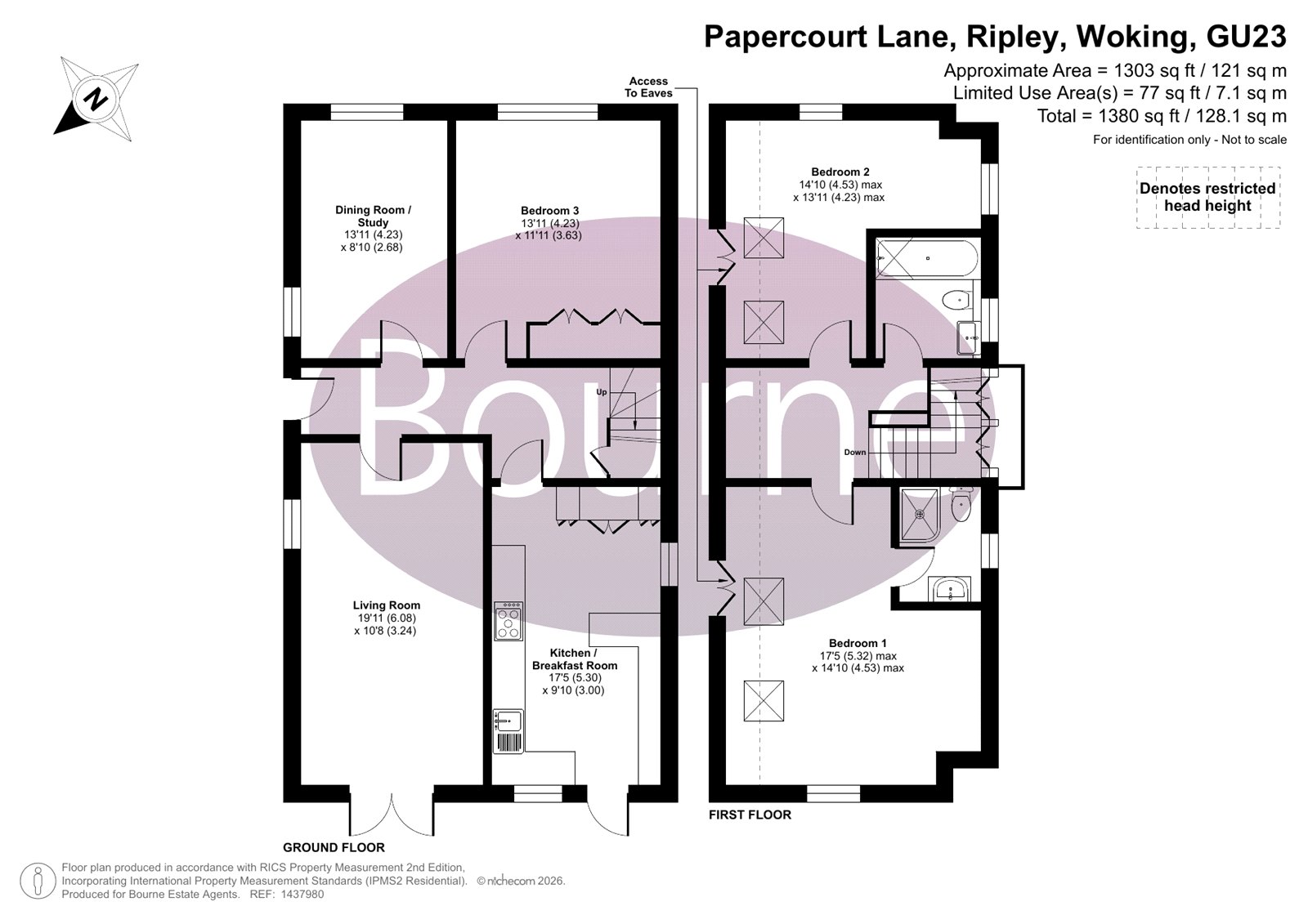 8, Papercourt Lane, Woking floorplan