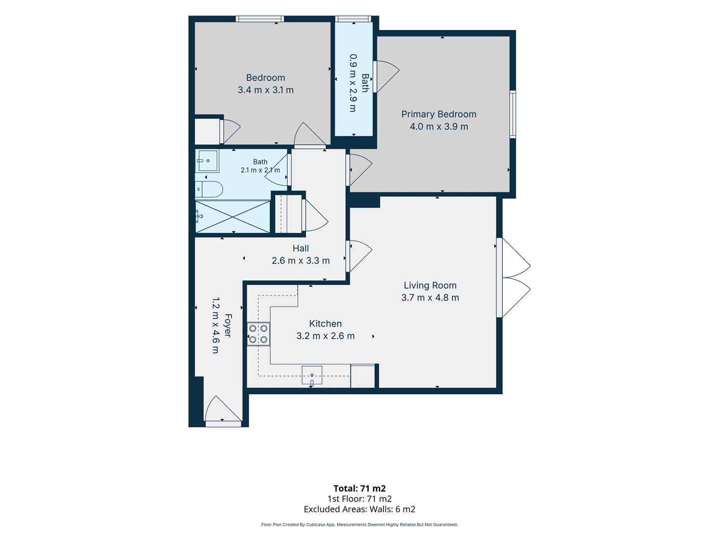 8, Brook House, Cheltenham floorplan