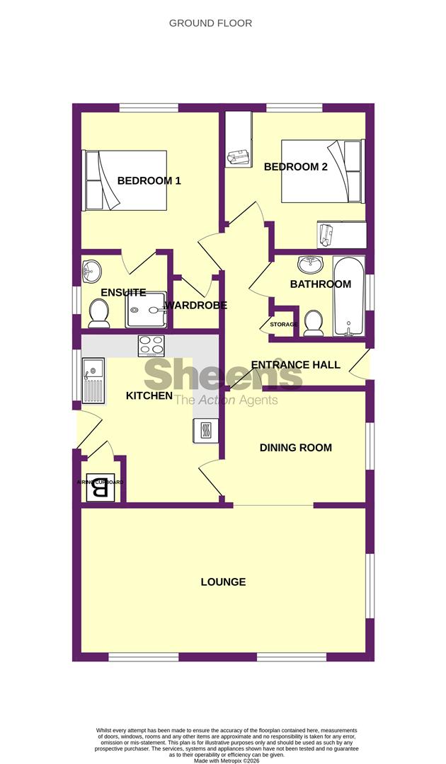 42, Greenlawns, St Osyth Road East, Little Clacton floorplan