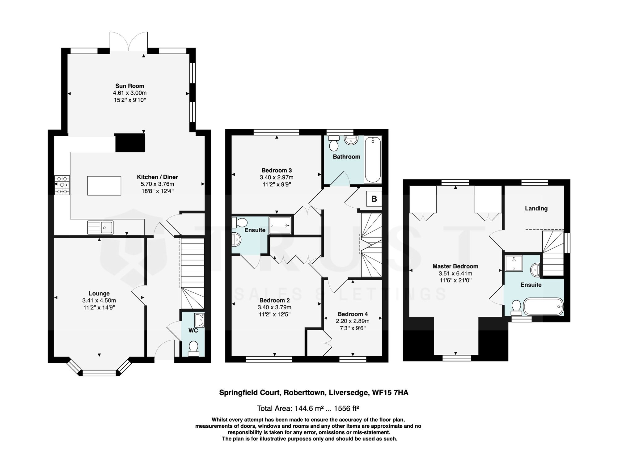 28 Springfield Court, Liversedge floorplan