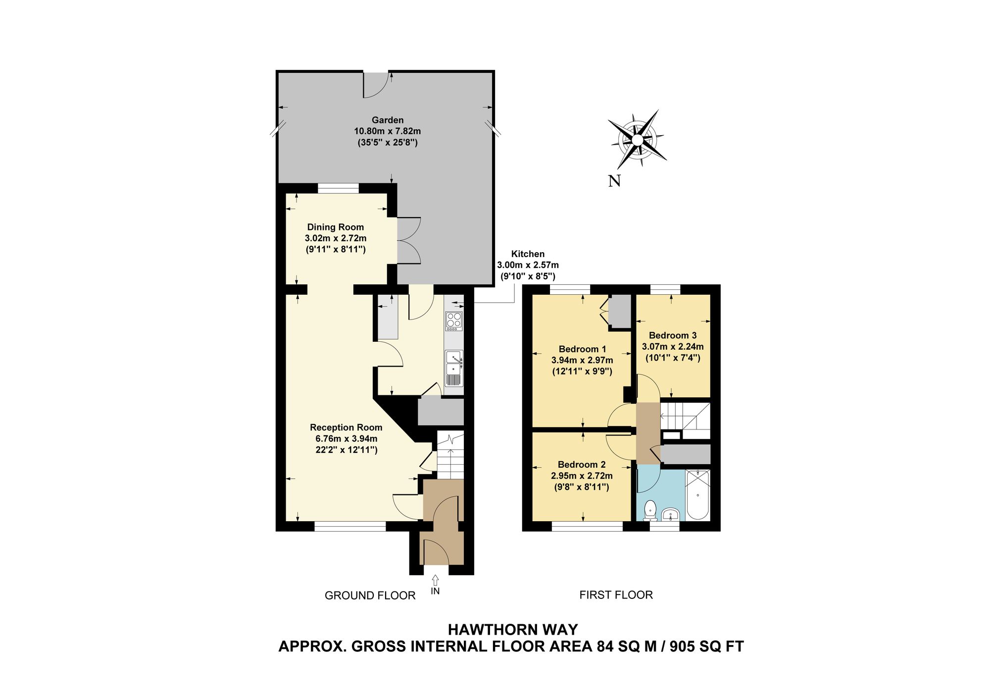 27 Hawthorn Way, Kidlington floorplan