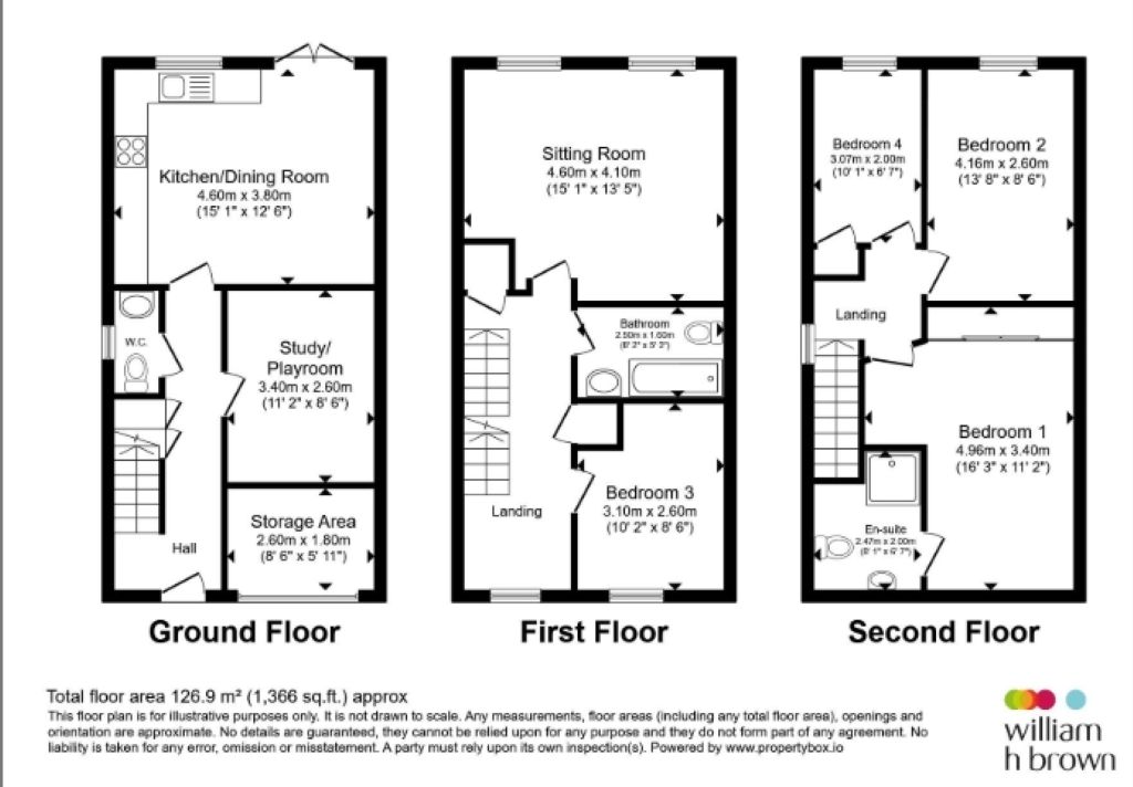 4, Plaxton Way, Ware floorplan